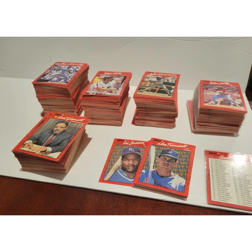 1990 Donruss Baseball Complete Set (716 Cards) + Bonus MVP Series Set (BC1-BC26)